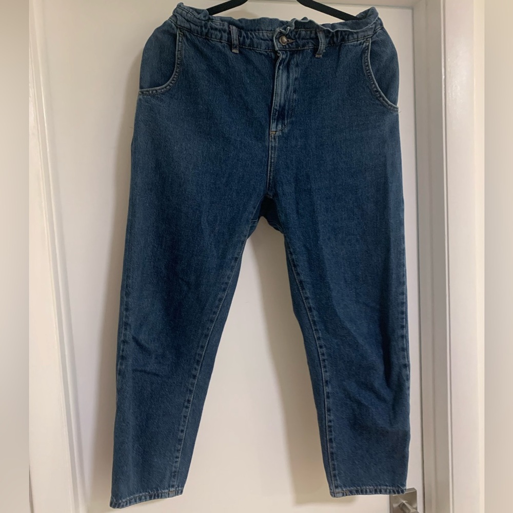 Zara Paperbag Denim pants. Sz 6